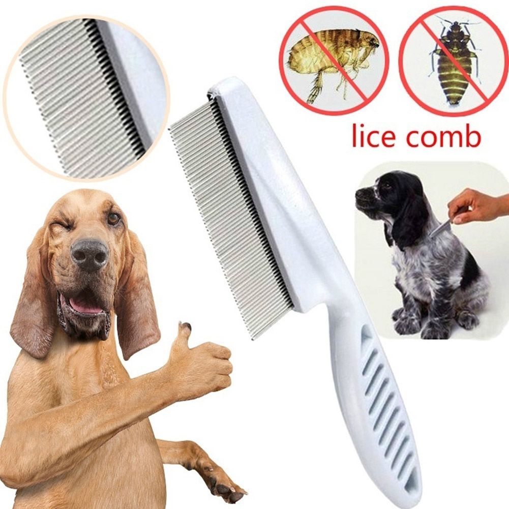 Pet Hair Flea Comb Puppy Cat Hair Grooming Brush Dog Flea Louse Shedding Tools