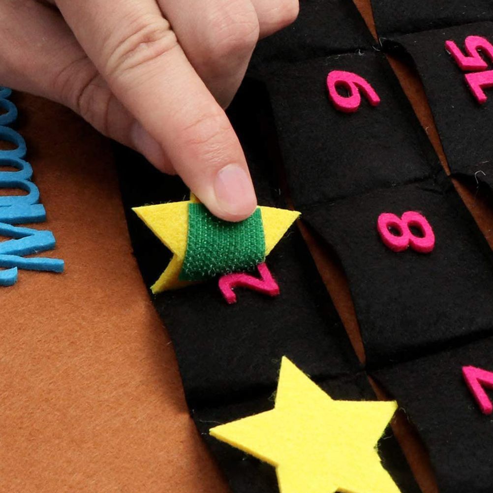 Eid Mubarak Countdown Calendar Felt Eid Mubarak Advent Calendar Ramadan Party Decoration