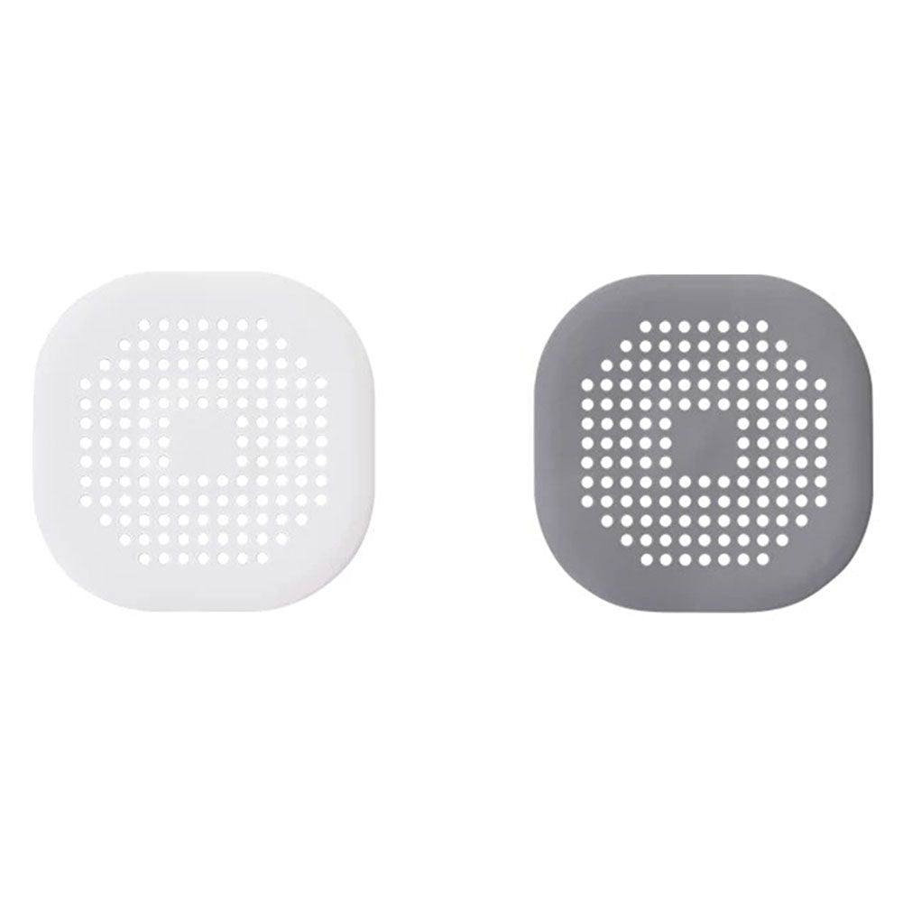 2Pcs Shower Drain Covers Bathtub Drain Hair Catcher Stoppers with Suction Cup for Bathroom Kitchen