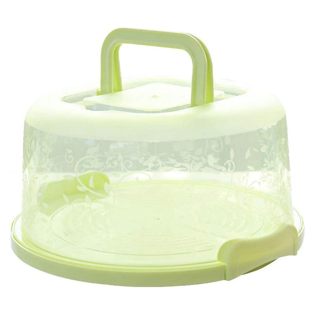 Portable Cupcake Carrier Food Preservation Boxwith Handle Transparent Cake Box