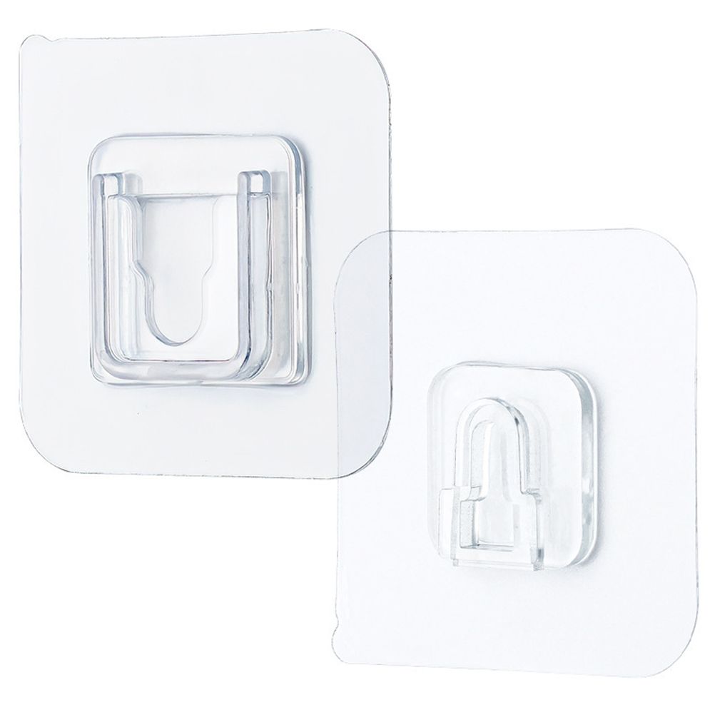 5 Pcs Wall Mounted Holder Strong Adhesive Hanger Punch Free Hanging Hook for Home Bathroom