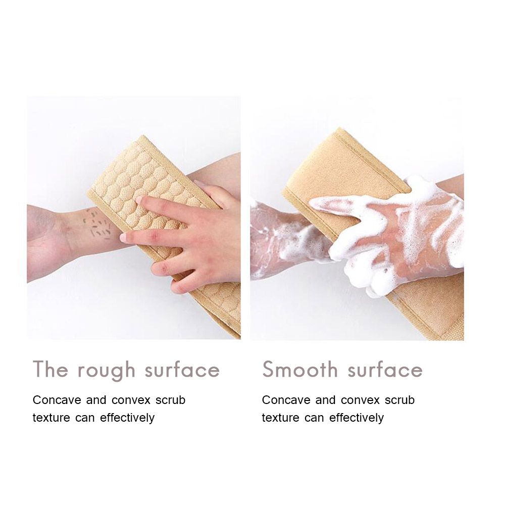 Men Women Soft Loofah Back Scrubber Bath Towel Exfoliating Loofah Massage for Shower Body Cleaning