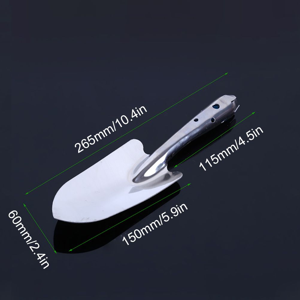 Stainless Steel Garden Trowel Potting Soil Scoop Hand Shovel Tool Soil Diggers for Gardening Planting Seedlings