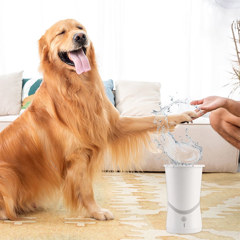 Pet Foot Washer USB Charging Automatic Dog Paw Cleaner Silicone Pet Foot Washing Cup for Dogs Cats