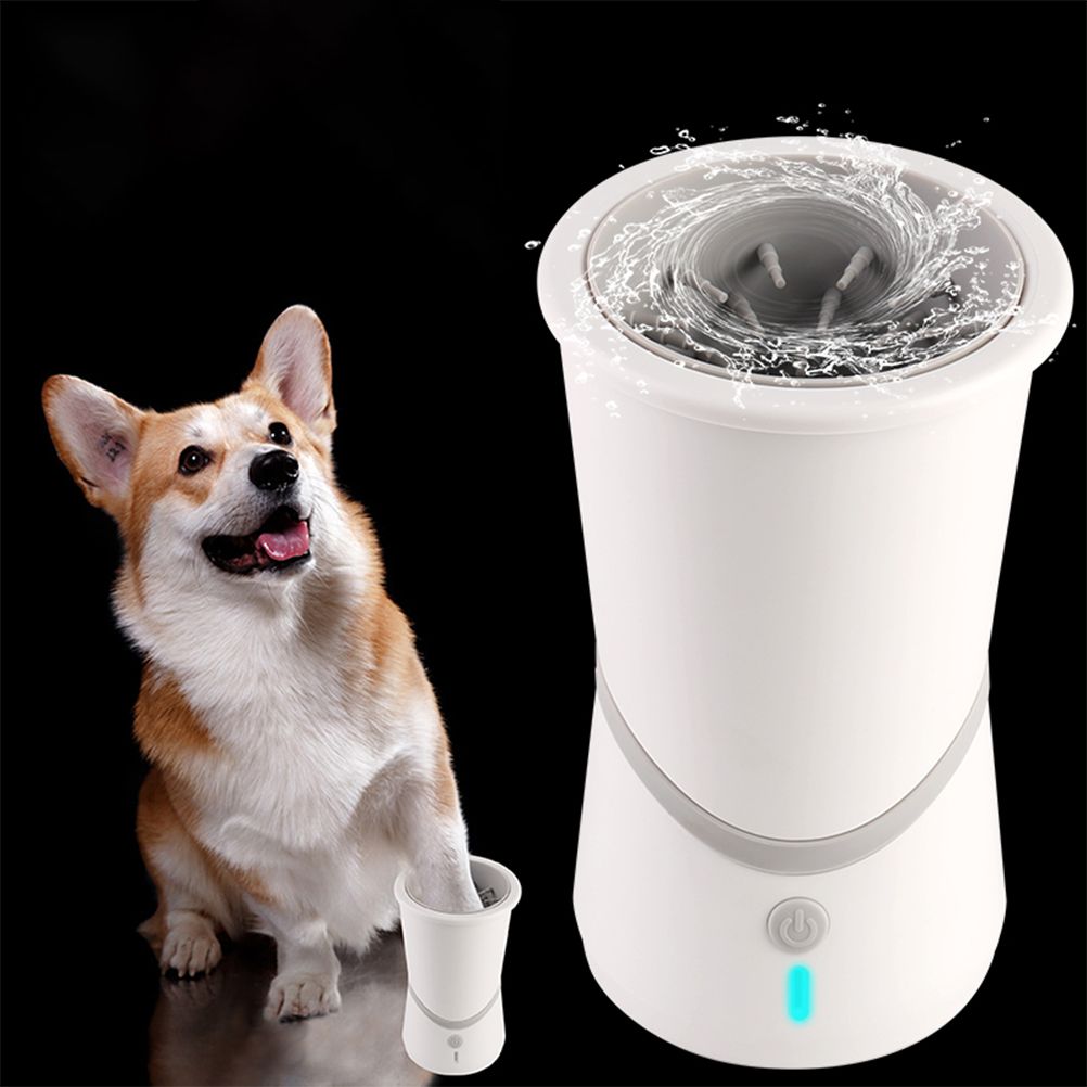 Pet Foot Washer USB Charging Automatic Dog Paw Cleaner Silicone Pet Foot Washing Cup for Dogs Cats