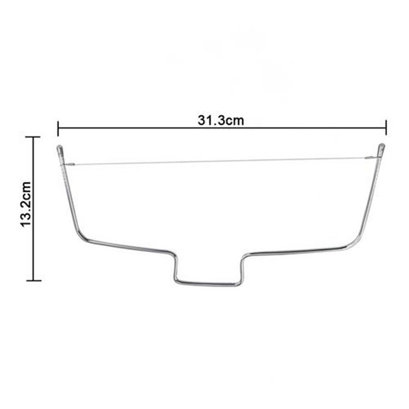1PC Stainless Steel Adjustable Wire Cake Cutter Grater Leveler DIY Cake Baking Tool Cake Scraper