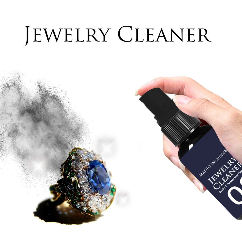30ml Anti Tarnish Silver Jewelry Polishing Cleaner Cleaning Spray Useful Tool