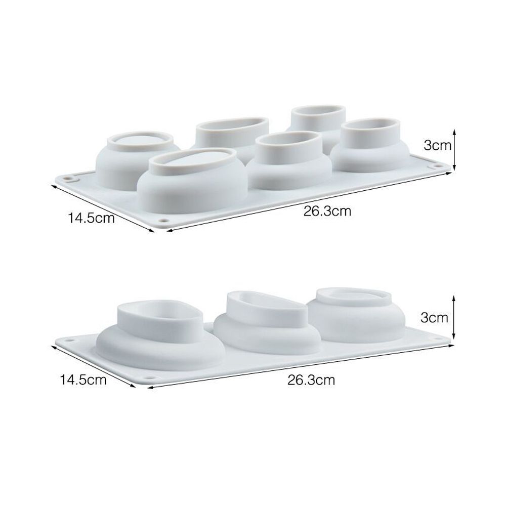 Cobblestone Shaped Cake Mold 3D Pebbled Pastry Mold Silicone Baking Mold