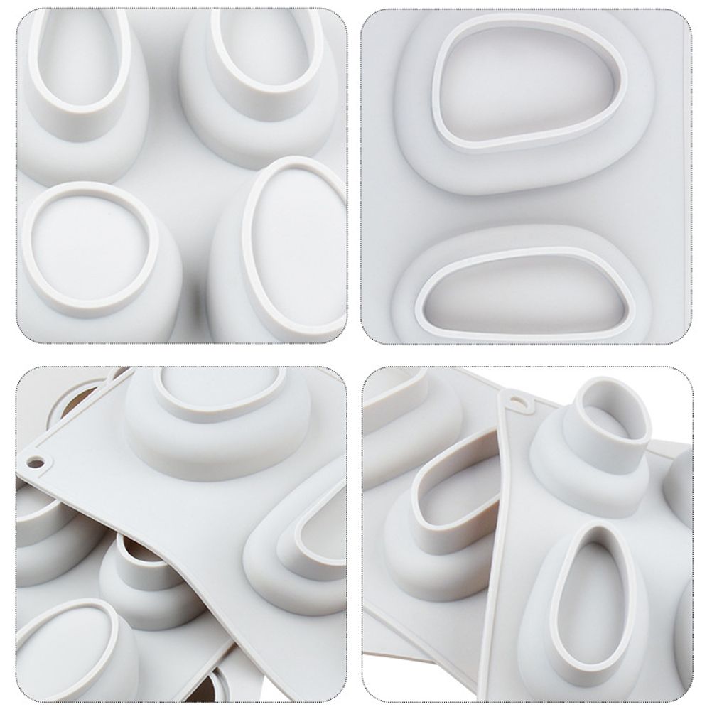 Cobblestone Shaped Cake Mold 3D Pebbled Pastry Mold Silicone Baking Mold