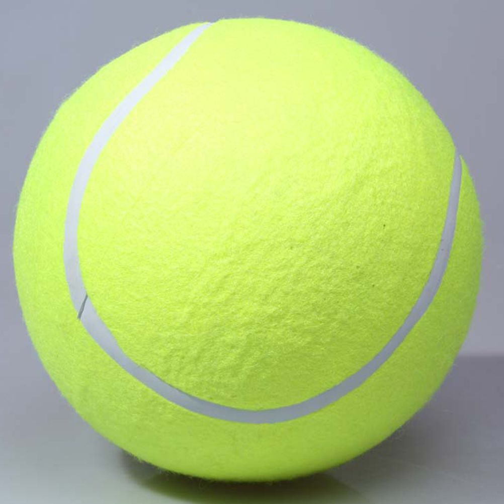 24cm Giant Tennis Ball Pet Chew Toy Inflatable Tennis Ball Signature Pet Toy