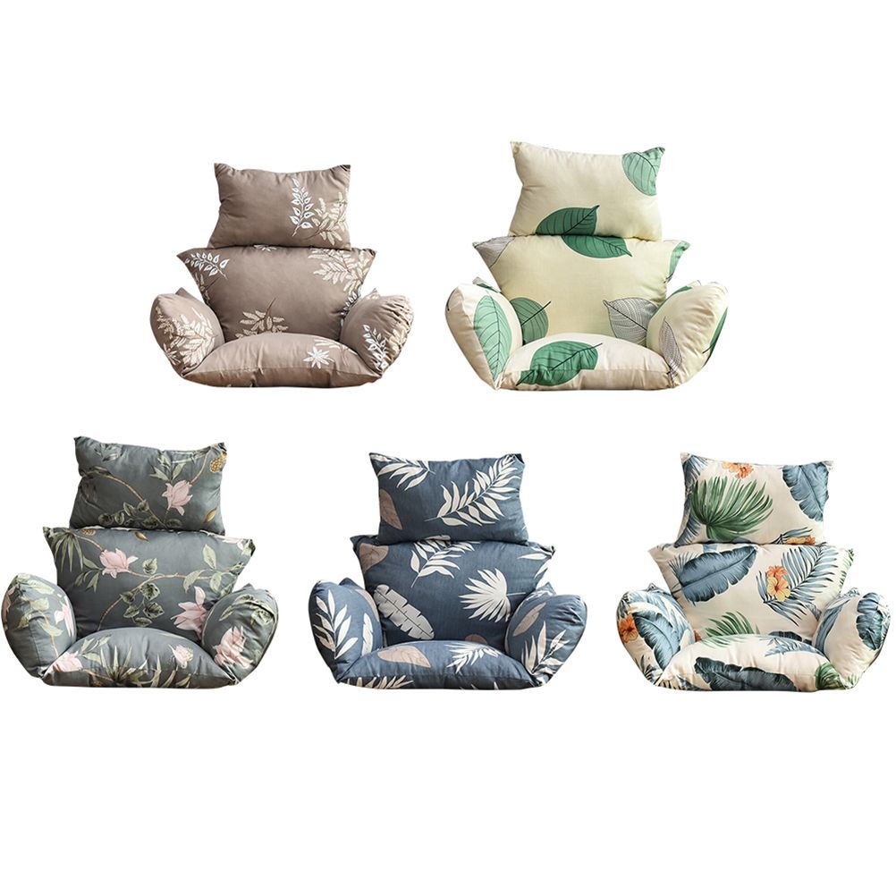 Hanging Chair Cushion for Egg Chair Rattan Hanging Swing Washable Nonslip Soft Swing Chair Cushion for Indoor Garden Decoration