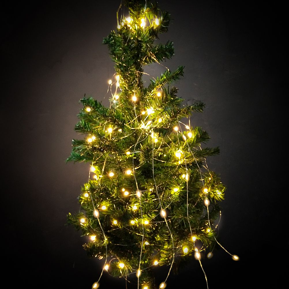 Solar Power 200LED Vines Tree String Lights Branch Tree Lights Wedding Plant Garden Room Decoration Light