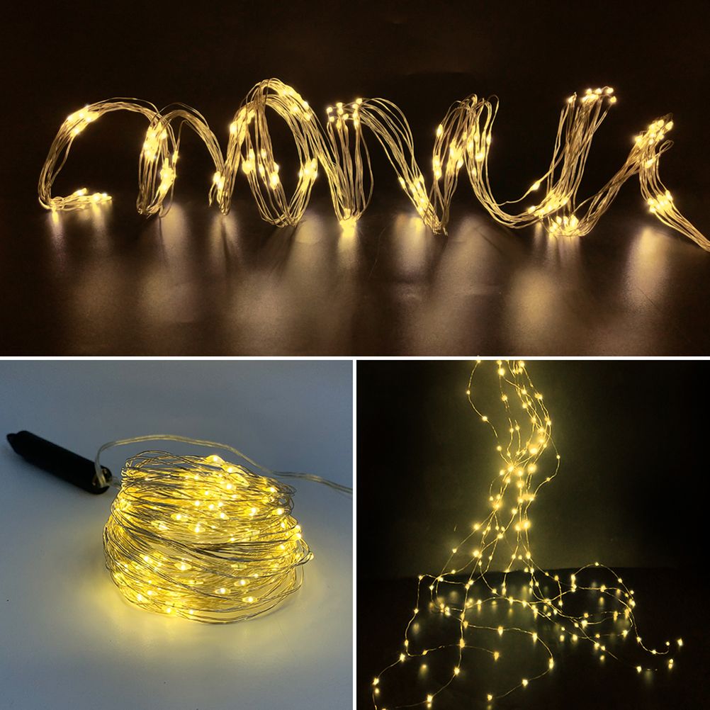 Solar Power 200LED Vines Tree String Lights Branch Tree Lights Wedding Plant Garden Room Decoration Light