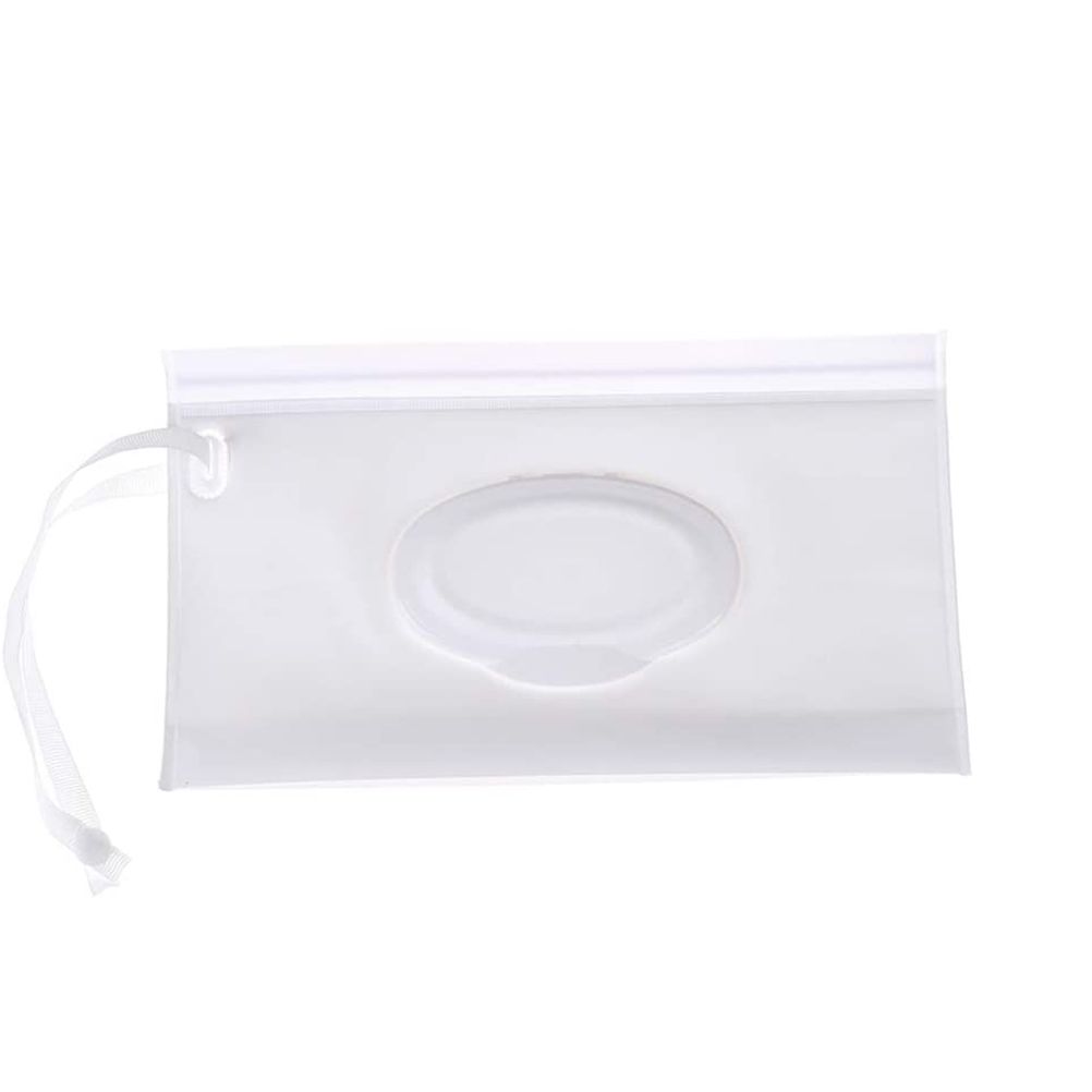 2Pcs Portable Wet Wipes Dispenser Holder Wipes Bags Case Pouch Reusable Refillable Travel Wipes Pouches Storage Container Bag