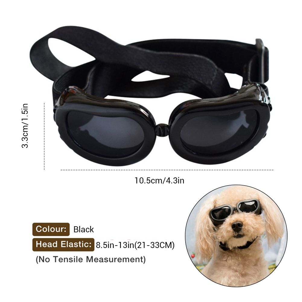 Dog Goggles Small Dog Sunglasses Waterproof Windproof UV Protection Dog Goggles for Doggy Puppy