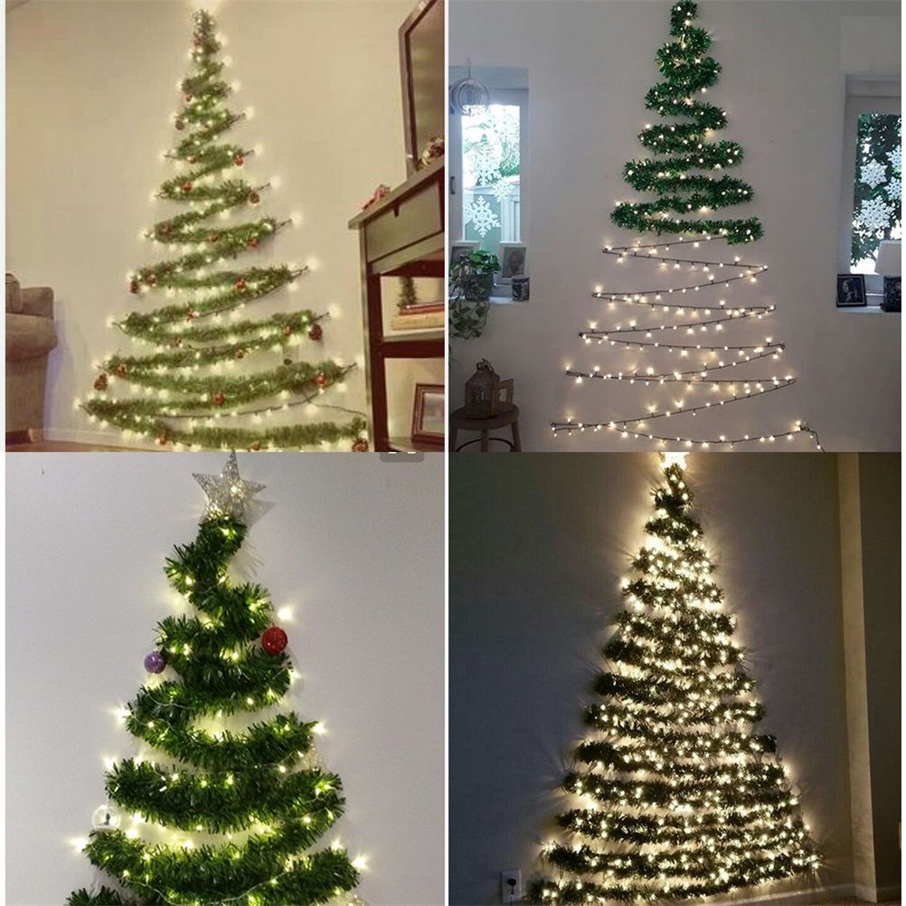5.5M Pine Christmas Garland Green Artificial Christmas Tree Rattan Garland Pack Christmas Pine Wall Garden Decoration
