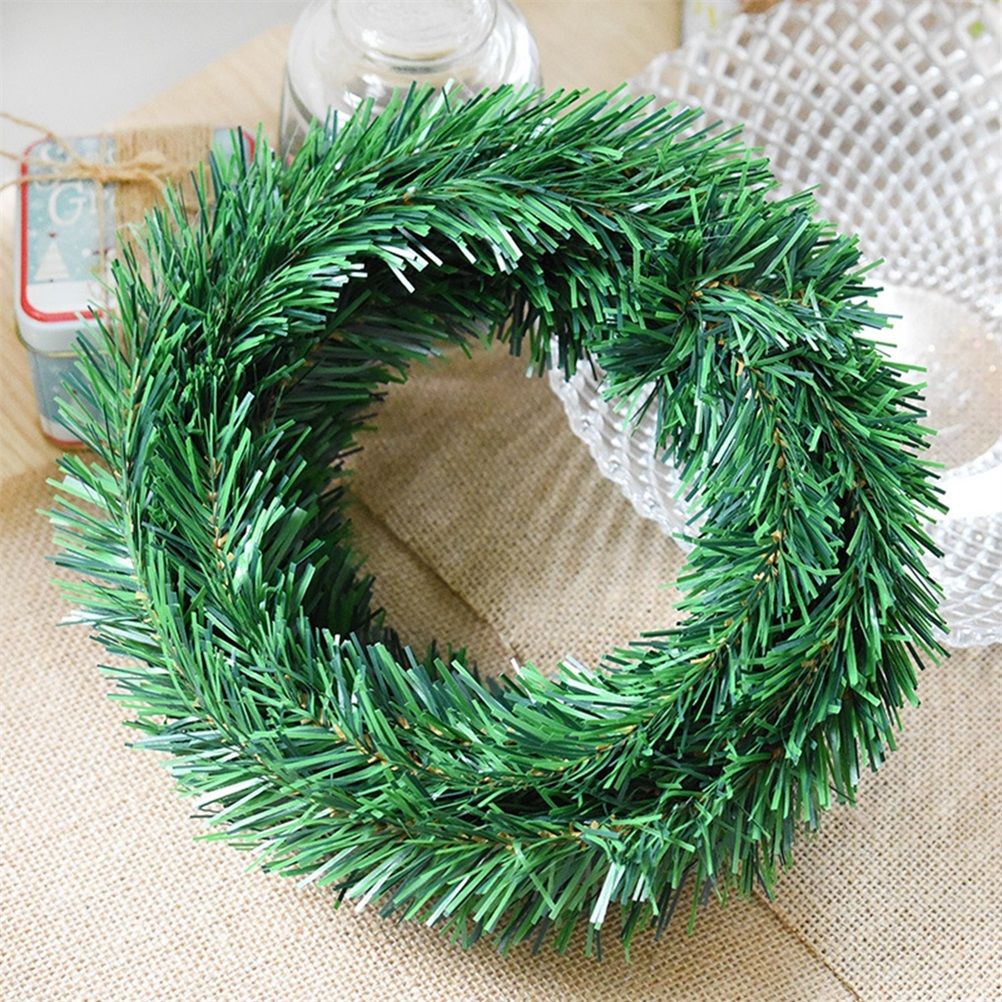 5.5M Pine Christmas Garland Green Artificial Christmas Tree Rattan Garland Pack Christmas Pine Wall Garden Decoration