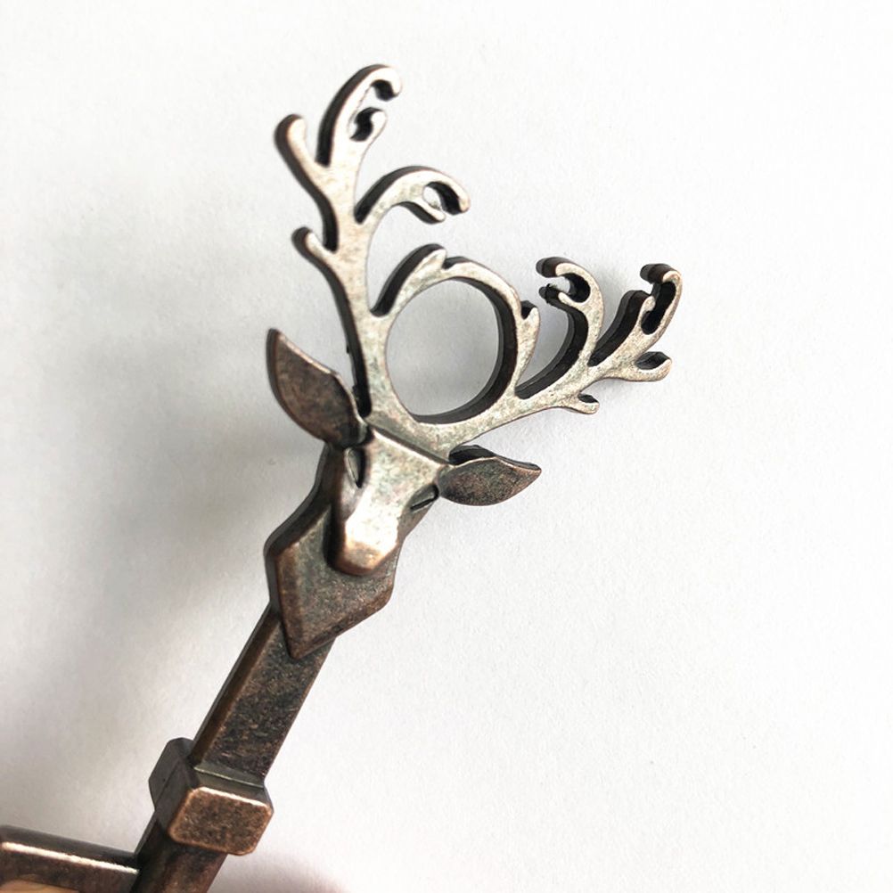 Deer Head Bottle Opener Portable Deer Bottle Opener Retro Key Pendant