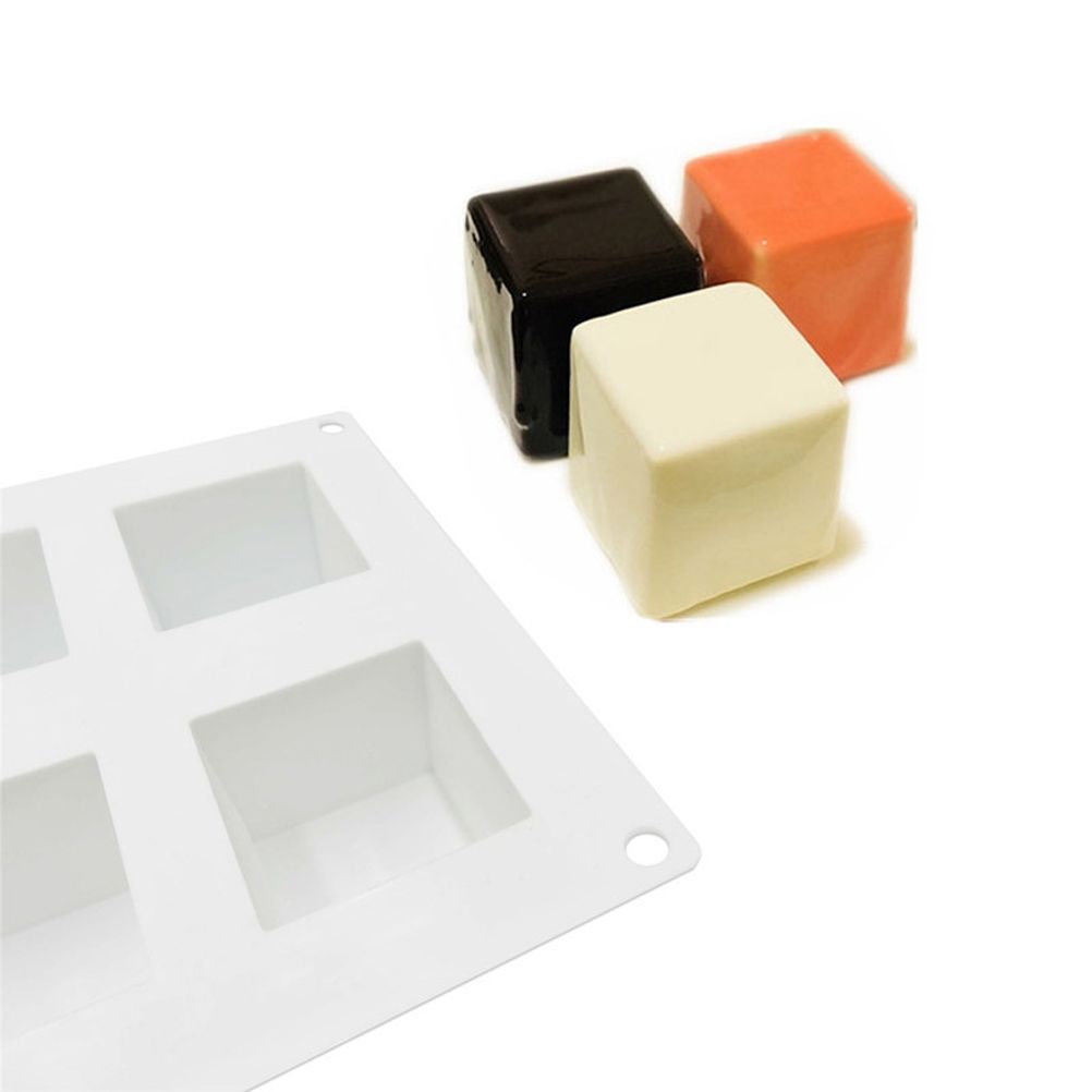 8 Grids Silicone Mold Cavities Baking Tray Non Stick Cake Mould