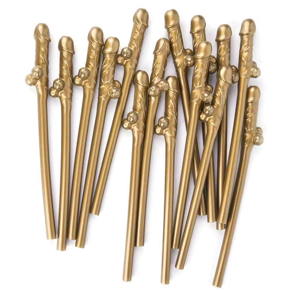 30pcs Novelty Bachelor Straws Food Grade Plastic Straws for Sexy Hen Night Party Bar Bachelorette Party