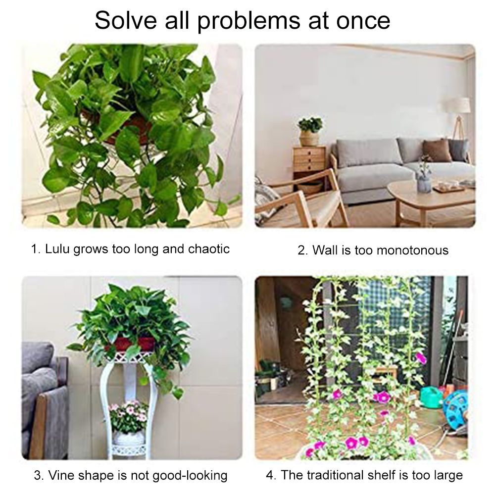 50Pcs Climbing Plant Fixture Clips Garden Vines Sticky Clips Wall Vines Fixed Holder