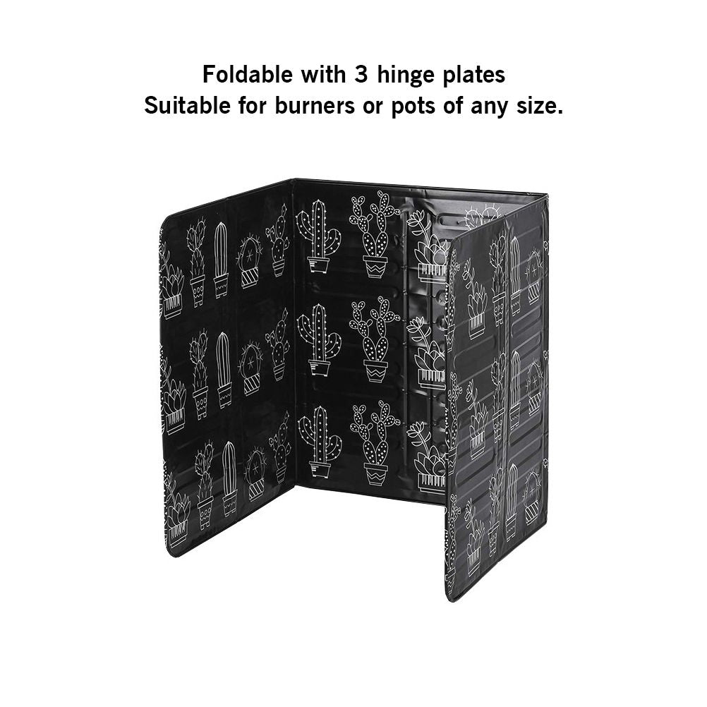 Folding Oil Splatter Shield Splash Proof Panels Gas Stove Shield for Kitchen