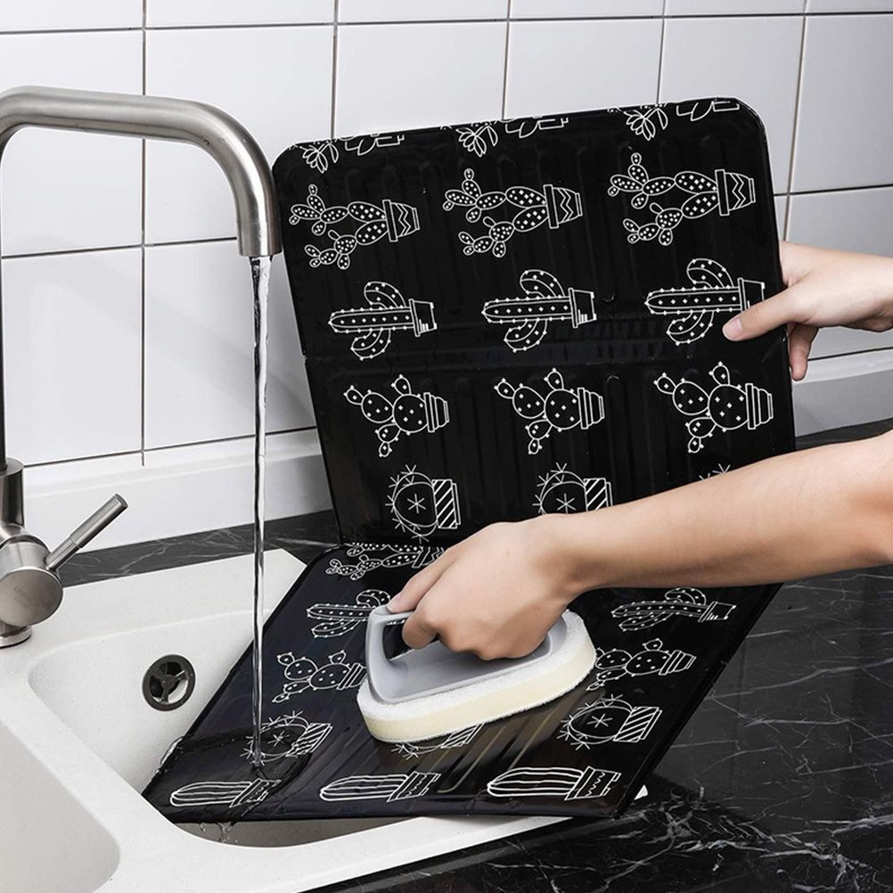 Folding Oil Splatter Shield Splash Proof Panels Gas Stove Shield for Kitchen