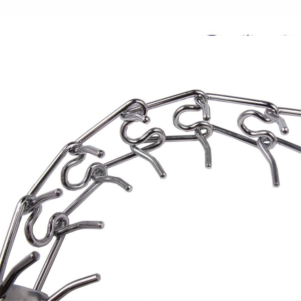 Adjustable Dog Training Prong Collar Metal Pinch Training Chain Collar Prong Pet Choke Collars Dog Necklace