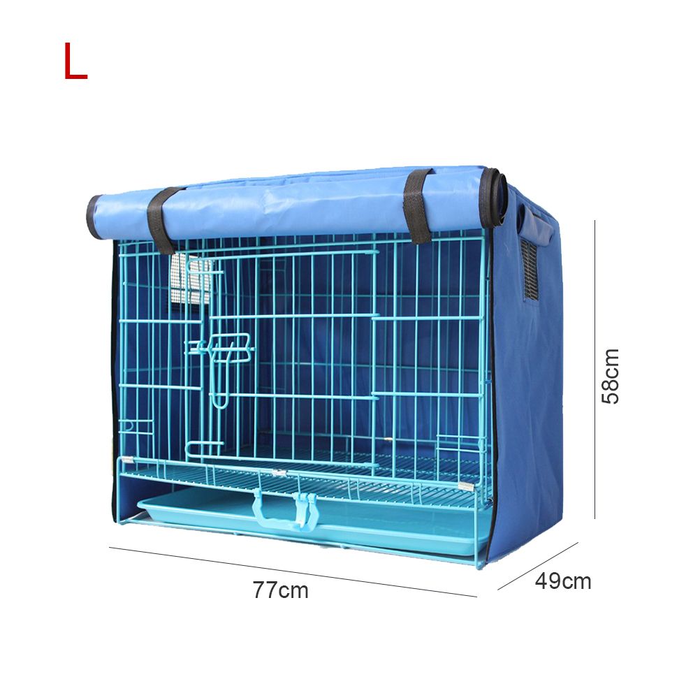 Windproof Pet Cat Rabbit Dog Crate Cover Breathable Waterproof Four Seasons Cages Cover
