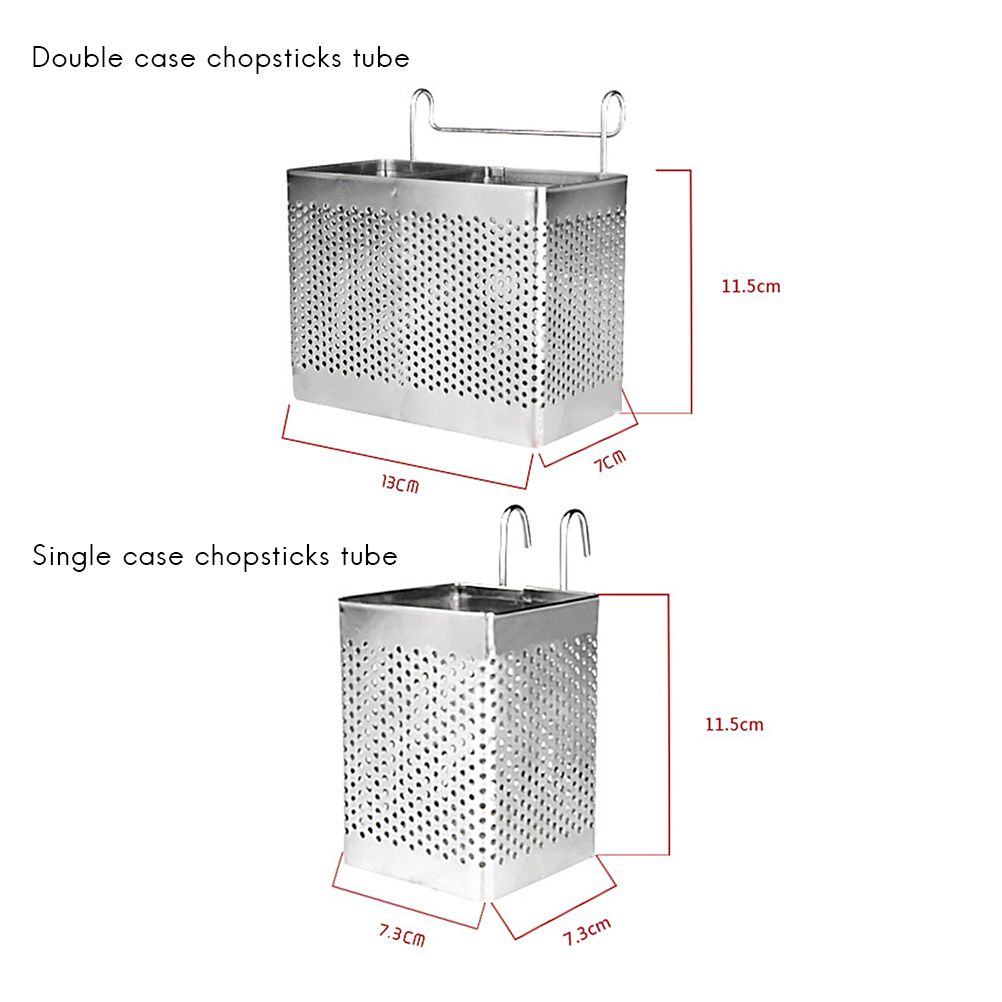 Kitchen Utensil Storage Holder Stainless Steel Fork Chopsticks Storage Organizer Tableware Holder