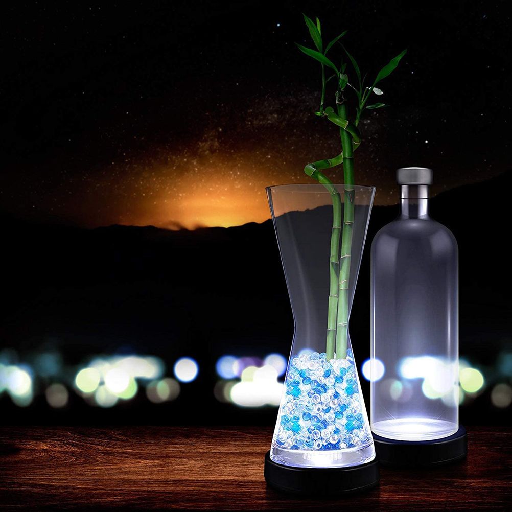 LED Drink Coasters Cup Coaster with Light Gravity Sensor Drink Pads for Bar Party Club