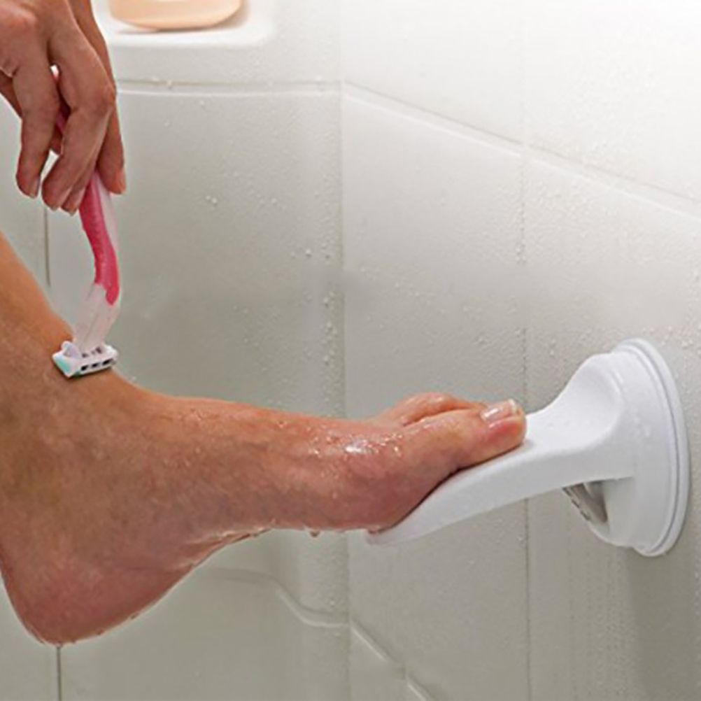 Plastic Bathroom Foot Rest Shower Shaving Leg Aid Foot Rest with Suction Cup Step Shower for Home Hotel Bathroom