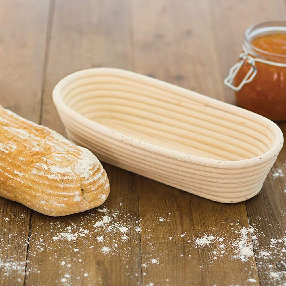 1pc Kitchen Long Dough Rattan Baskets Proofing Proving Rattan Baking Bread Basket Rattan Food Storage Baskets1pc Kitchen Long Dough Rattan Baskets Proofing Proving Rattan Baking Bread Basket Rattan Food Storage Baskets
