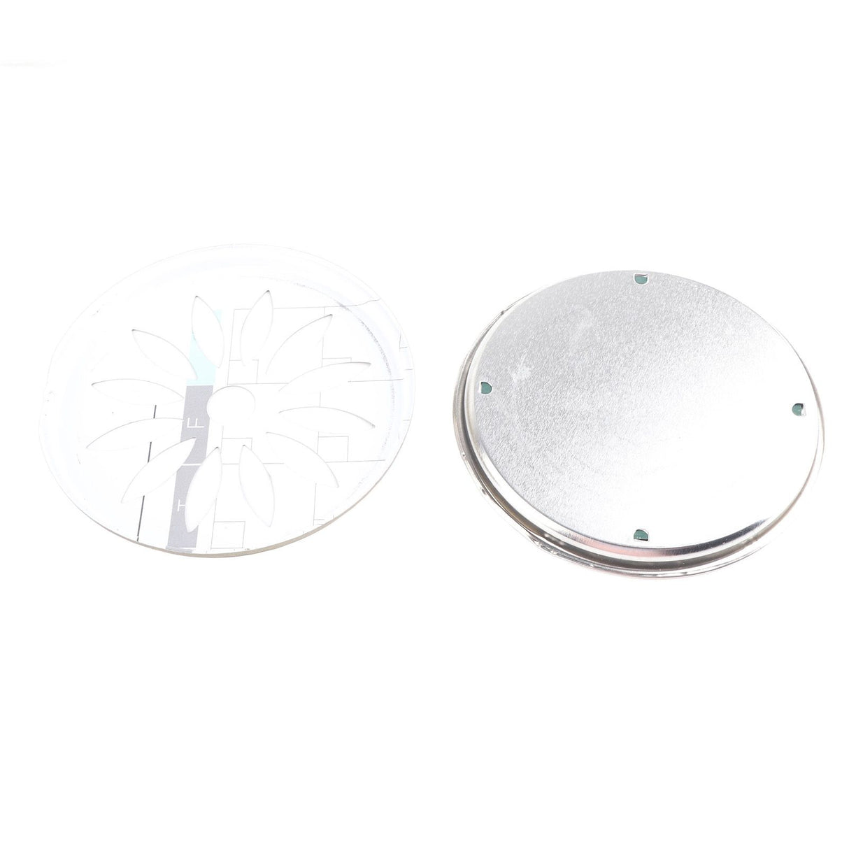 4PCS Stainless Steel Mosquito Coil Holder with Supporting Nail Teeth and Hollow Lid