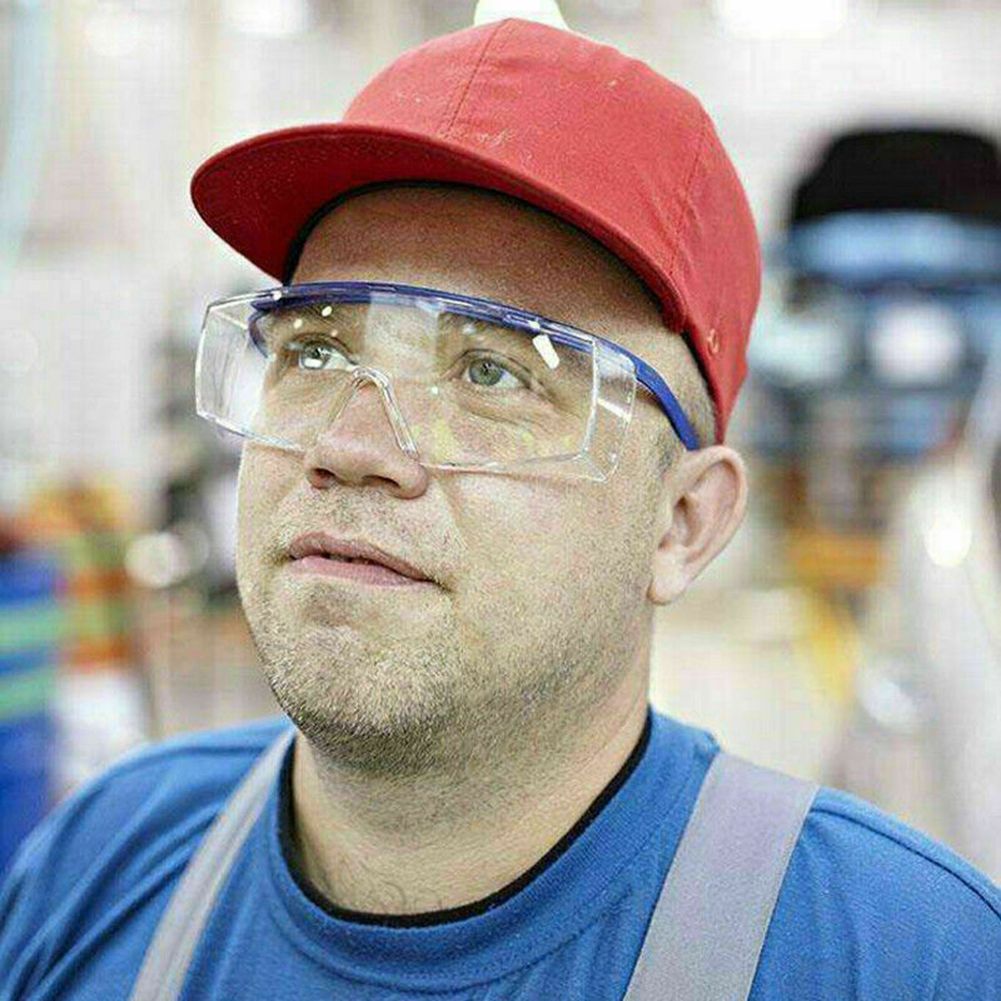 Protective Safety Glasses Clear Anti Saliva Eye Protection Googles for Chemical and Workplace Safety Goggles