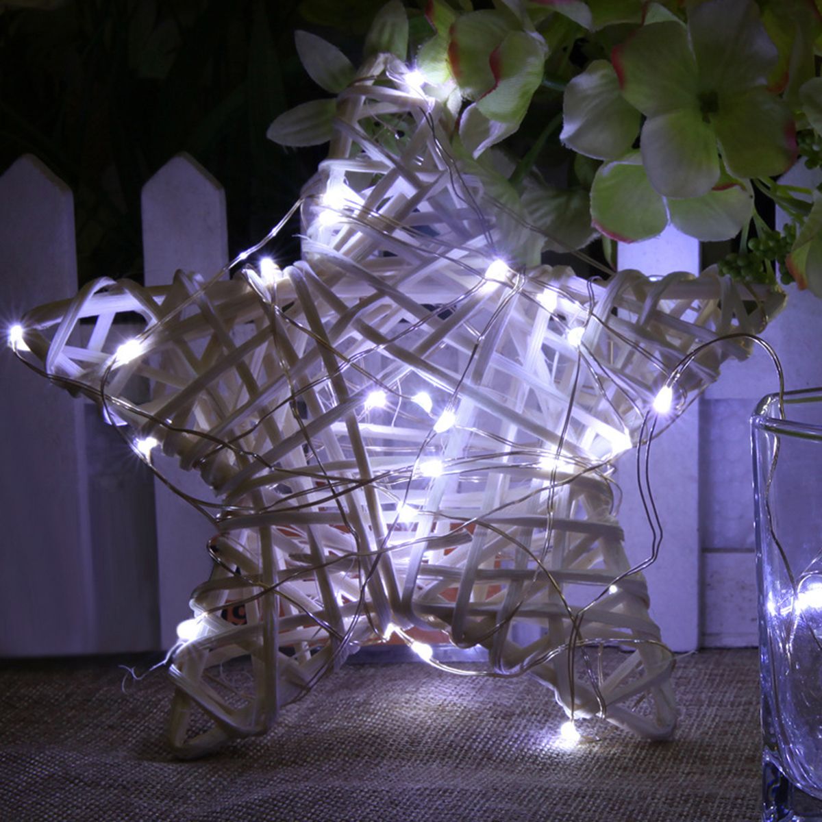 Solar Powered String Lights Fairy String Light for Outdoor Wedding Party Seasonal Decorations
