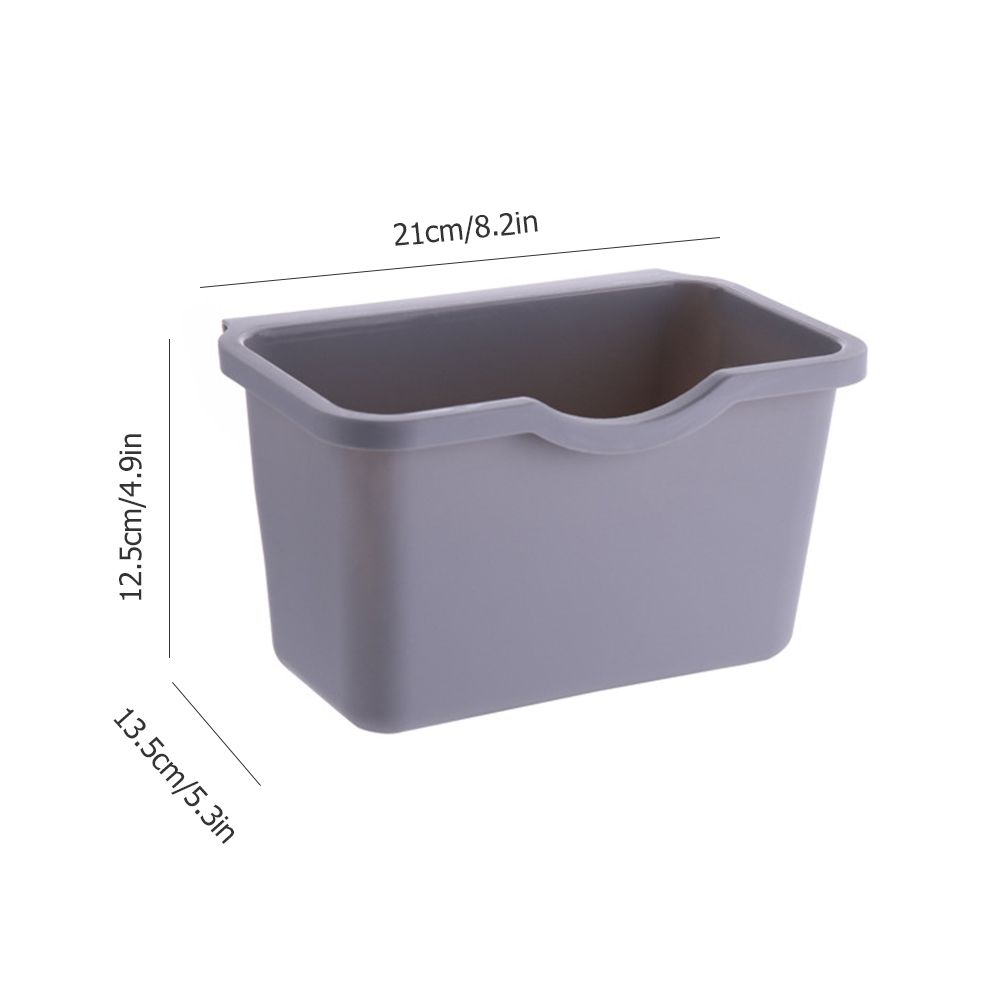 Kitchen Cabinet Door Plastic Basket Hanging Trash Can Waste Bin Garbage Bin Box