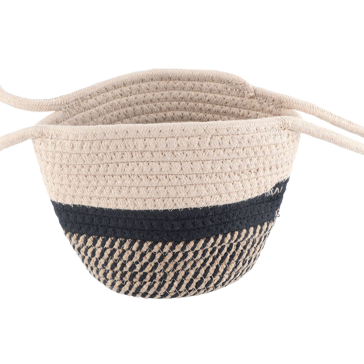 Hanging Plant Pot Holder Braided Plant Basket Indoor Flower Pot Plant Holder Hanging Cotton Rope Plant Storage Organiser