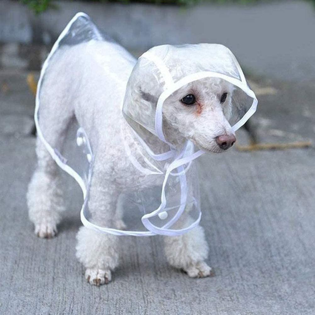 Waterproof Pet Raincoat Portable Pet Raining Coat Breathable Lightweight Dog Rain Poncho
