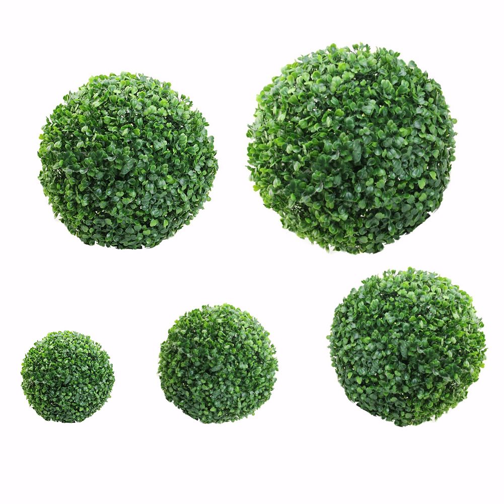 Green Plastic Plant Ball Decoration Home Outdoor Wedding Party Decoration Plants Grass Ball