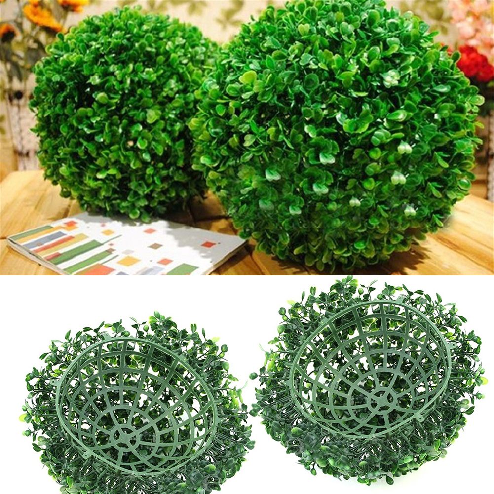 Green Plastic Plant Ball Decoration Home Outdoor Wedding Party Decoration Plants Grass Ball