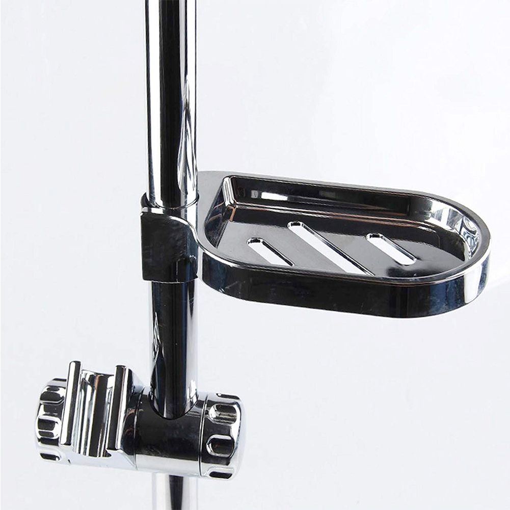 25mm Replacement Hand Shower Bracket for Slide Bar Adjustable Plated Bathroom Pipe Shower Head Holders