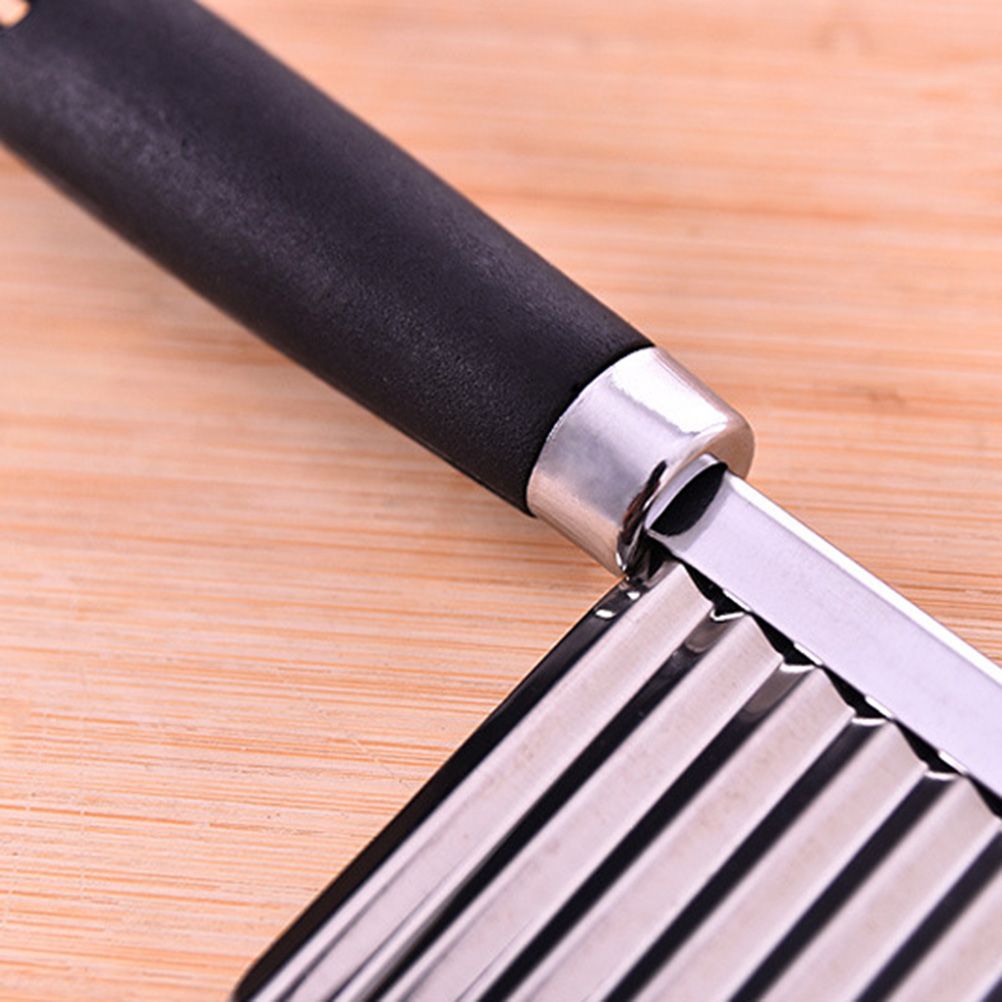 Stainless Steel Potato Dough Waves Cutter Slicing Tool Home Kitchen Vegetable Chip Cutter Cooking Tools