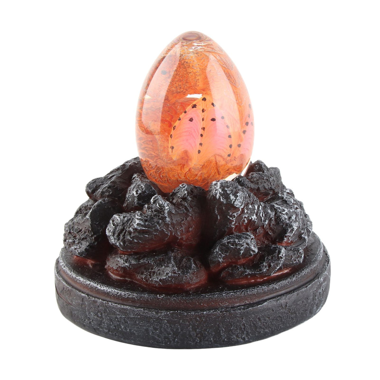 Saurs Dragon Eggs Glowing Resin Lava Saurs Egg Home Ornaments Collections