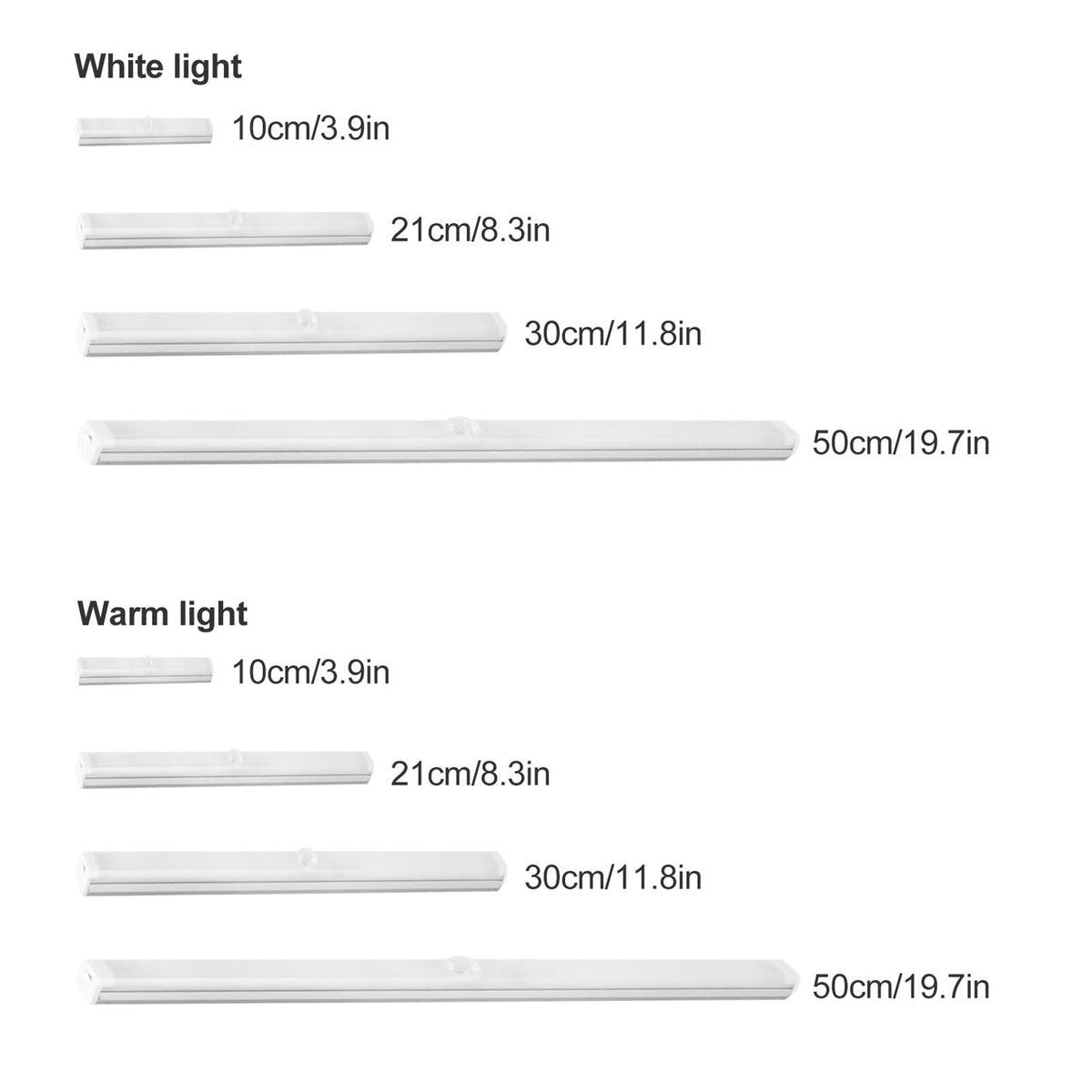 Intelligent LED Human Body Sensor Light Bar Rechargeable Wireless Night Light for Cabinet Closet