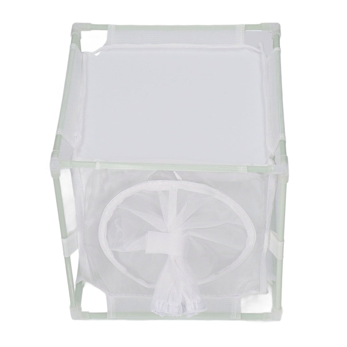 Insect Observation Cage PVC Mesh White Reusable Butterfly Habitat Breeding Incubator Box Sleeve Shaped