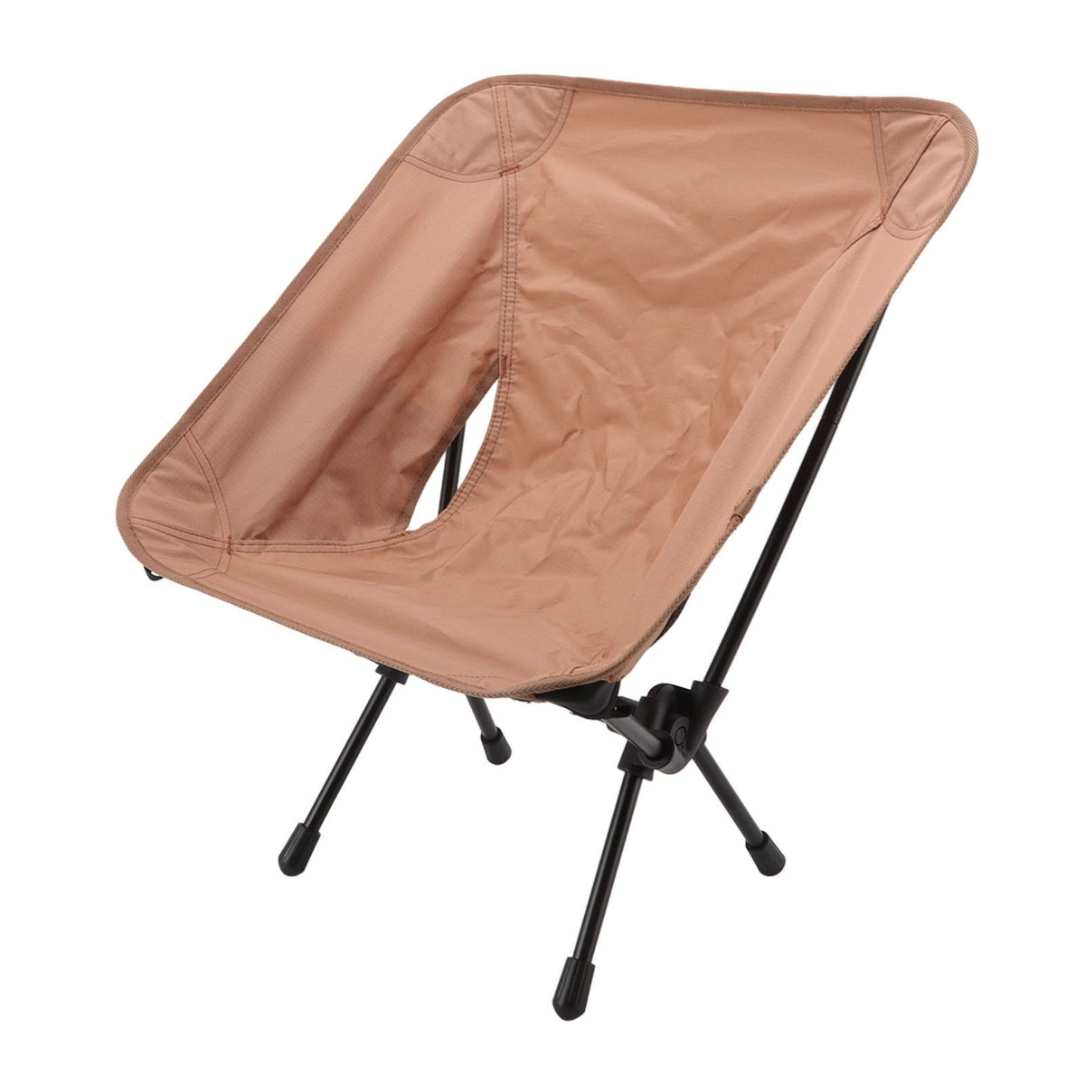 Outdoor Portable Folding Moon Chair Lightweight Leisure Camping Children Chair for Beach Fishing Sketch Sand Color