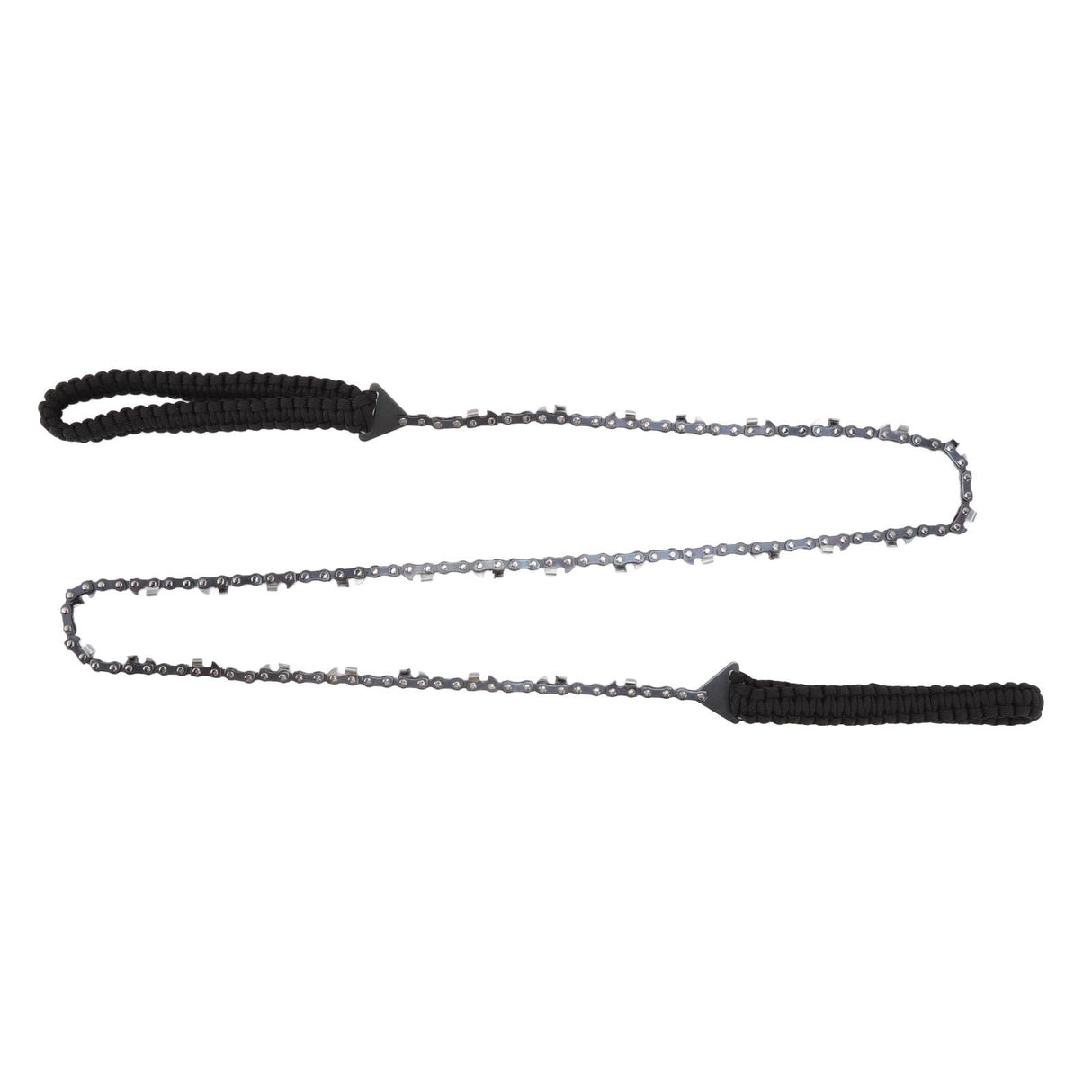 64 Links 31 Cutter 3/8 48 Inch High Reach Tree Limb Hand Rope Chain Saw with Black Paracord