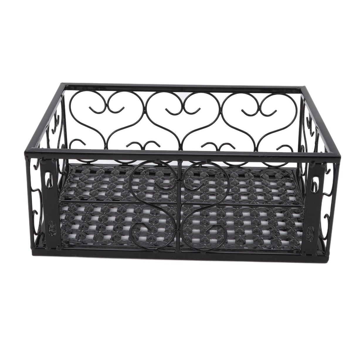Balcony Flower Pot Stand Thickened Iron Decorative Patio Railing Shelf With Retainers for Windowsill Applicable to 6.5cm/2.6in Railing