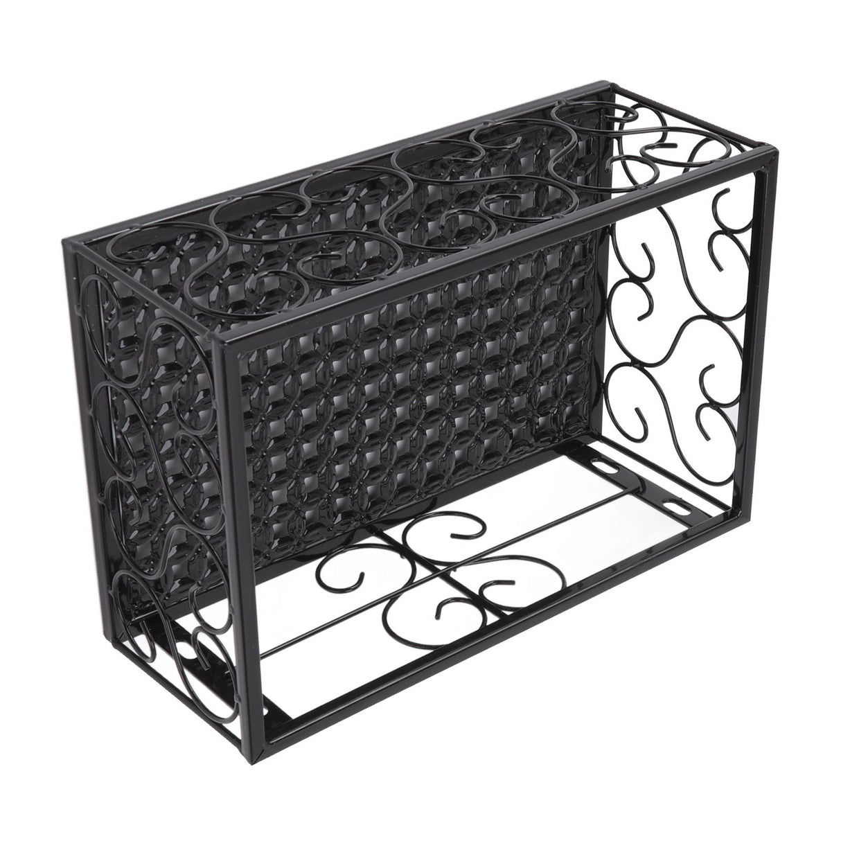 Balcony Flower Pot Stand Thickened Iron Decorative Patio Railing Shelf With Retainers for Windowsill Applicable to 6.5cm/2.6in Railing